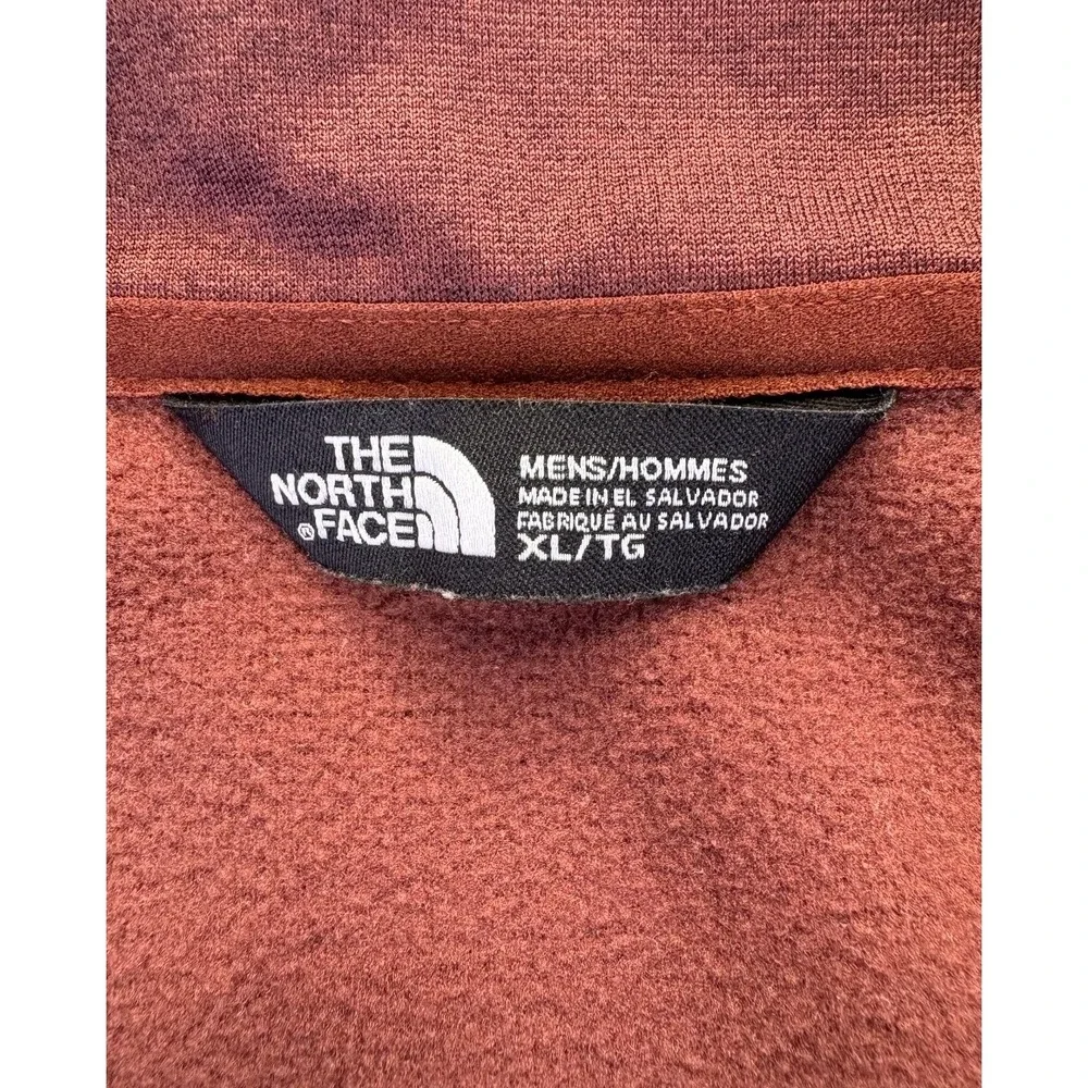 The North Face Mens XL CanyonLands Full Zip Fleece Jacket Burgundy Gorpcore Fall